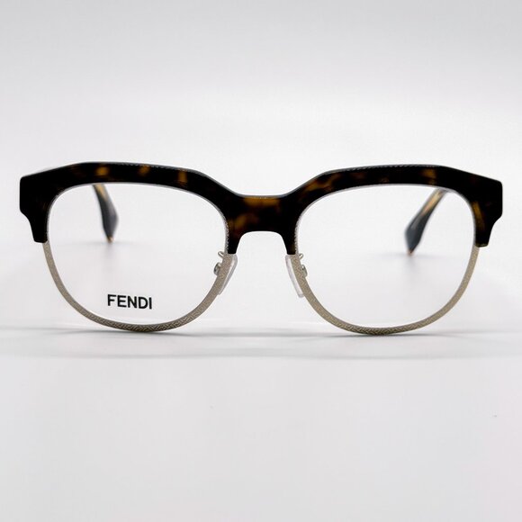 NEW FENDI FE50068U 052 HAVANA WOMEN EYEGLASSES FENDI - Picture 1 of 9